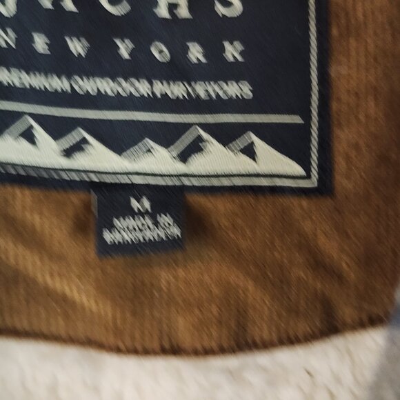 Jachs New York Men's Aztec Wool Blend Sherpa Lined Shirt Jacket Medium Shacket - Picture 6 of 8